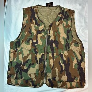 Men's Olive Green Nylon Vest